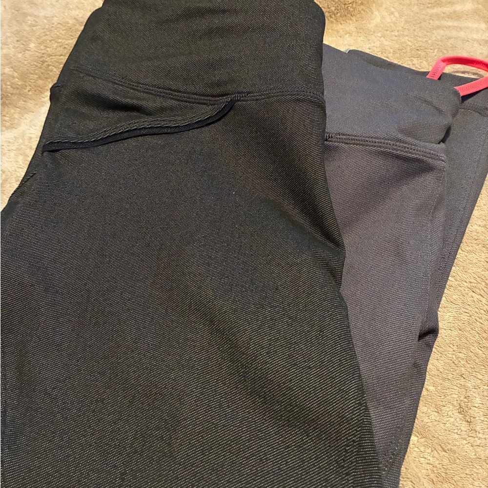 MPG Women's Black and Gray Leggings New w/o tags